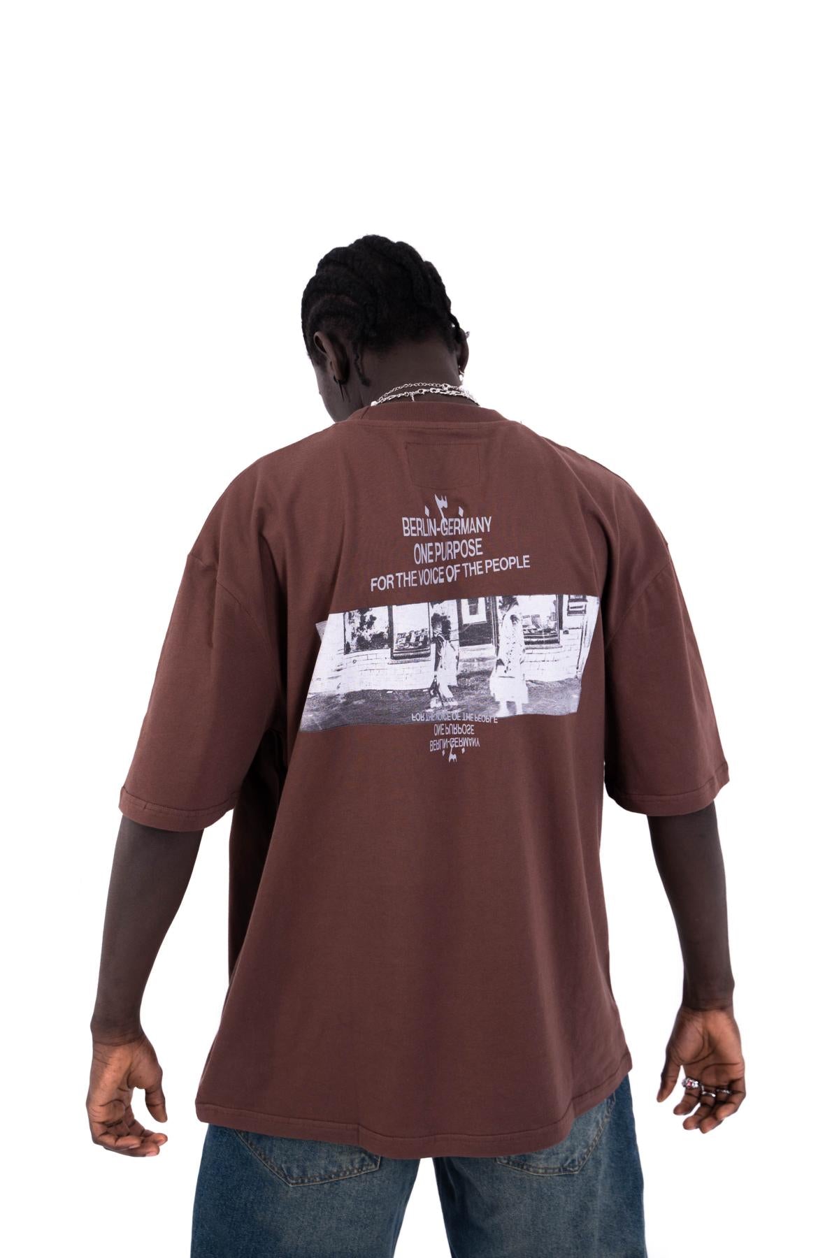 Brown Graphic Tee - True Die 361