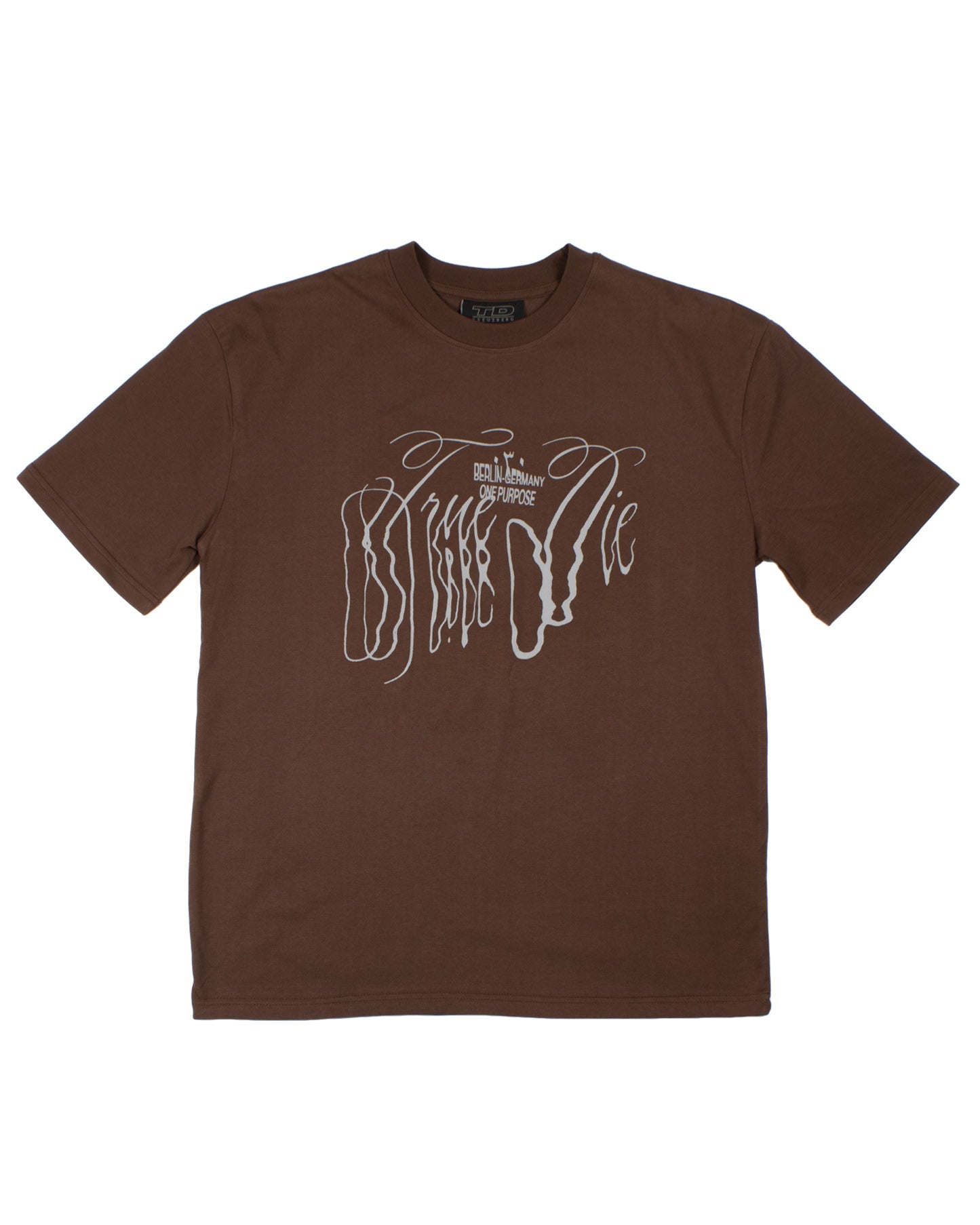 Brown Graphic Tee - True Die 361